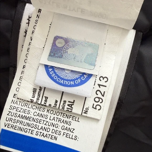 Canada Goose Lorette Parka Black Woman’s Size Small Hood Pockets - Picture 13 of 14